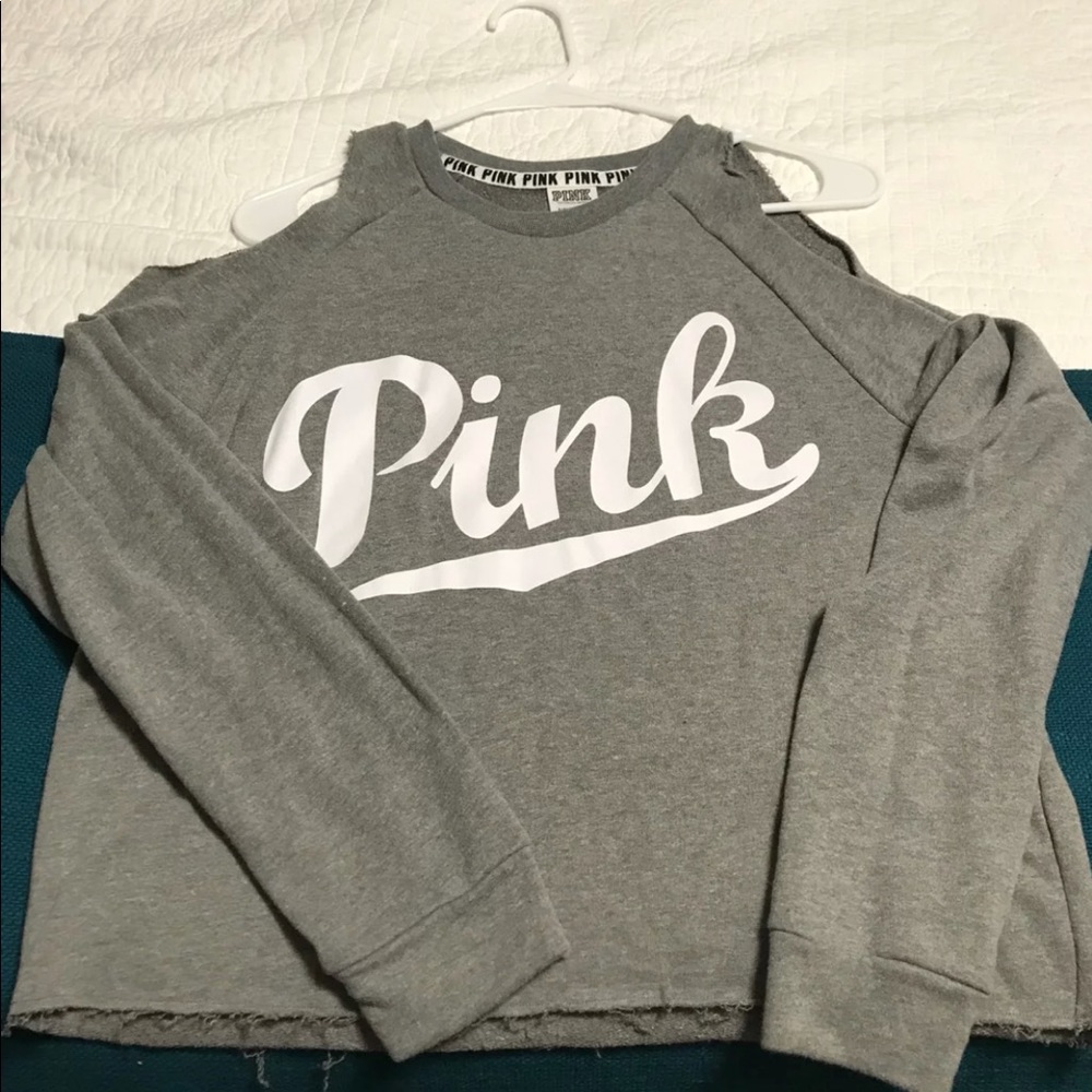 Off the shoulder sweatshirt